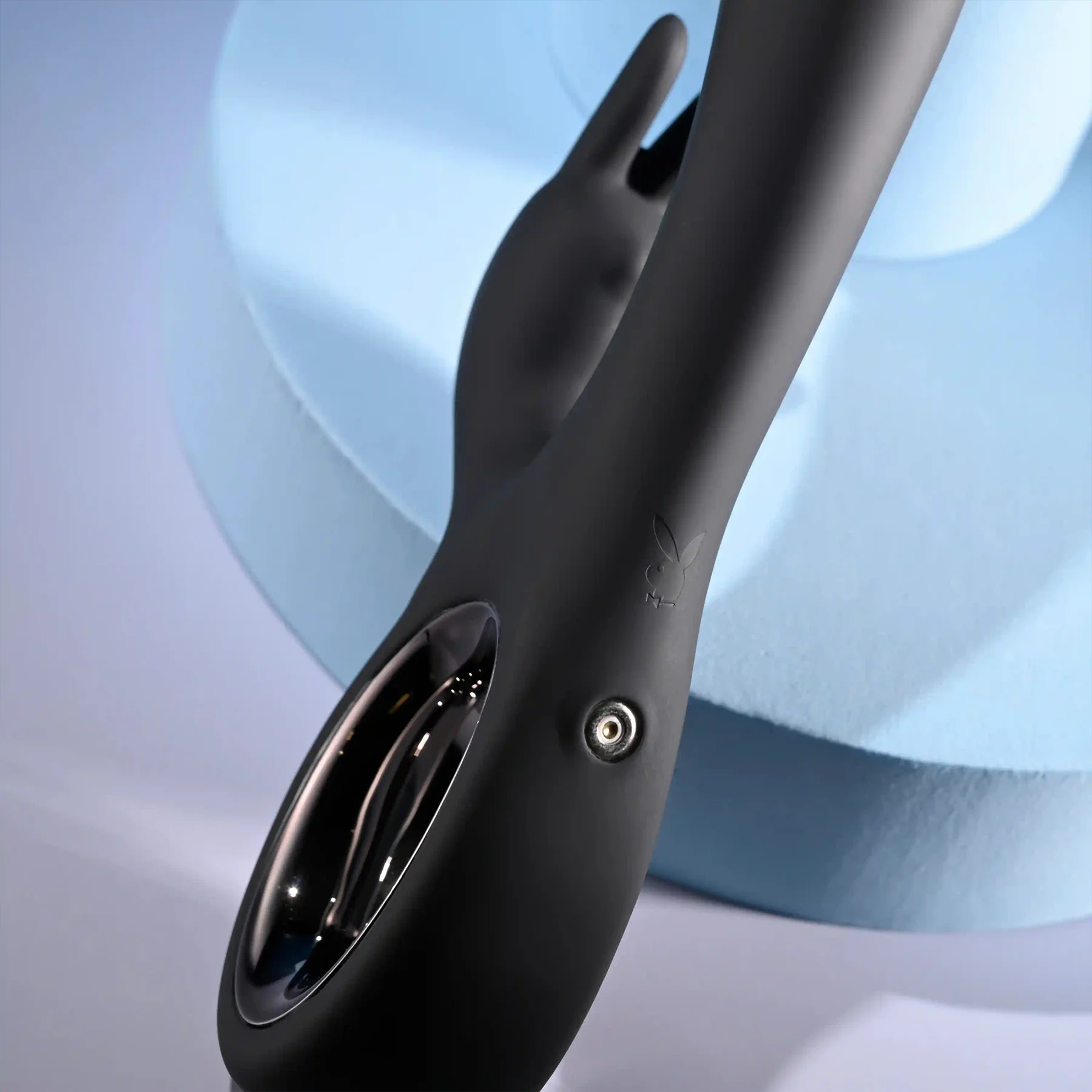 Playboy Pleasure Late Night Bunny Rechargeable Silicone Rabbit Vibrator - Image 4