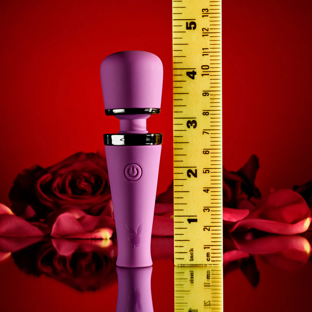 Playboy Pleasure Mic Drop Rechargeable Waterproof Silicone Mini Wand Vibrator - Image 9