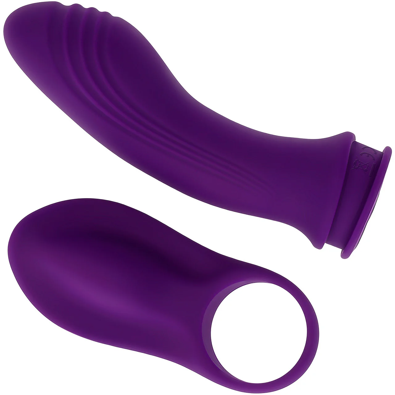 Playboy Pleasure Mix & Match Silicone Dual Stimulation Vibrator With Removable Cock Ring - Image 6