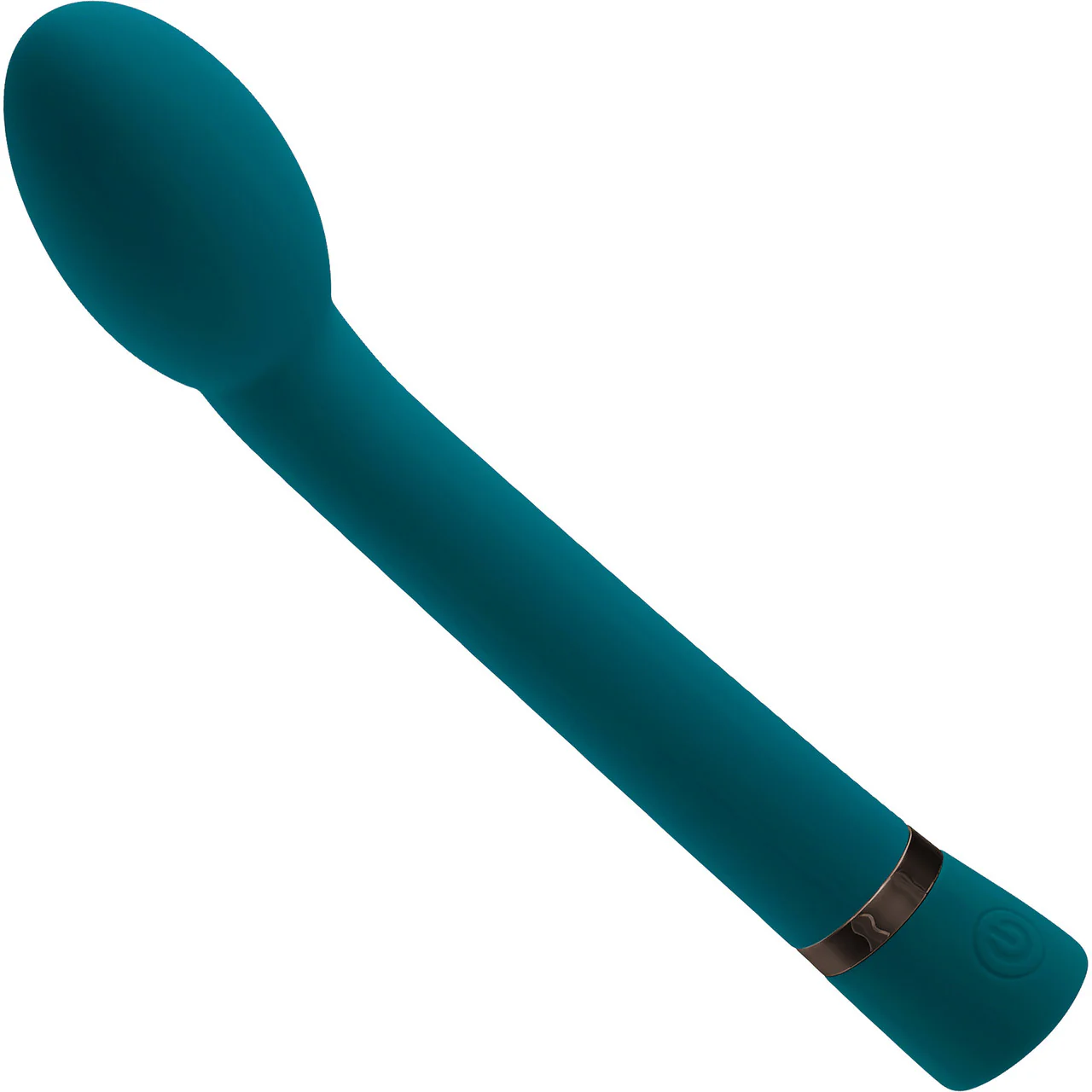 Playboy Pleasure On The Spot Silicone Rechargeable G-Spot Vibrator - Teal - Image 2