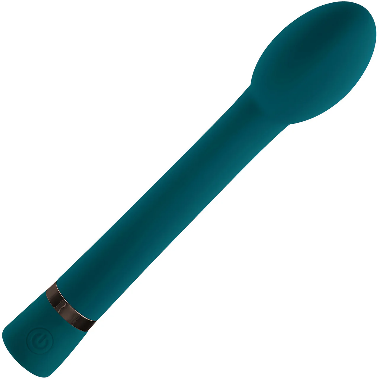 Playboy Pleasure On The Spot Silicone Rechargeable G-Spot Vibrator - Teal - Image 3