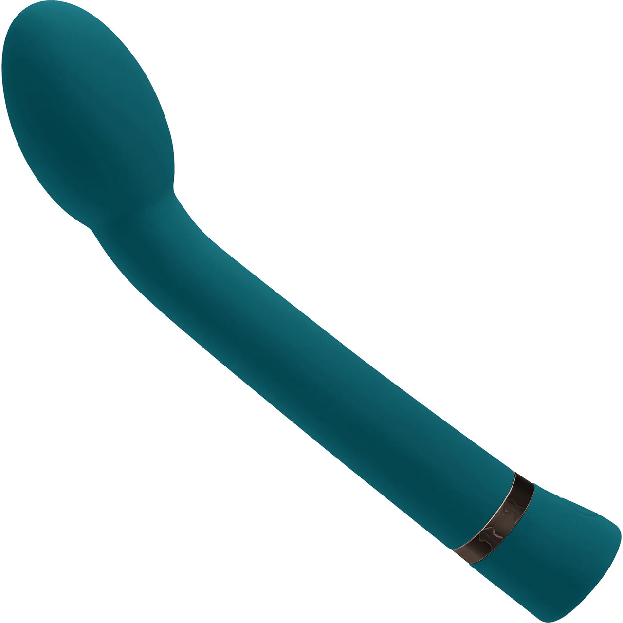 Playboy Pleasure On The Spot Silicone Rechargeable G-Spot Vibrator - Teal - Image 4