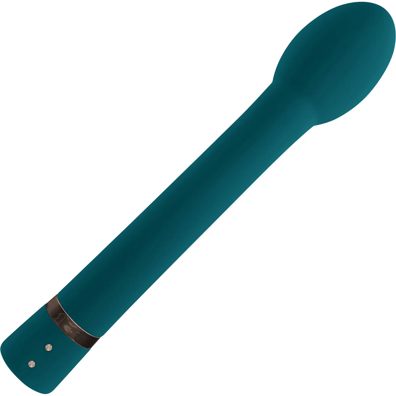 Playboy Pleasure On The Spot Silicone Rechargeable G-Spot Vibrator - Teal - Image 5