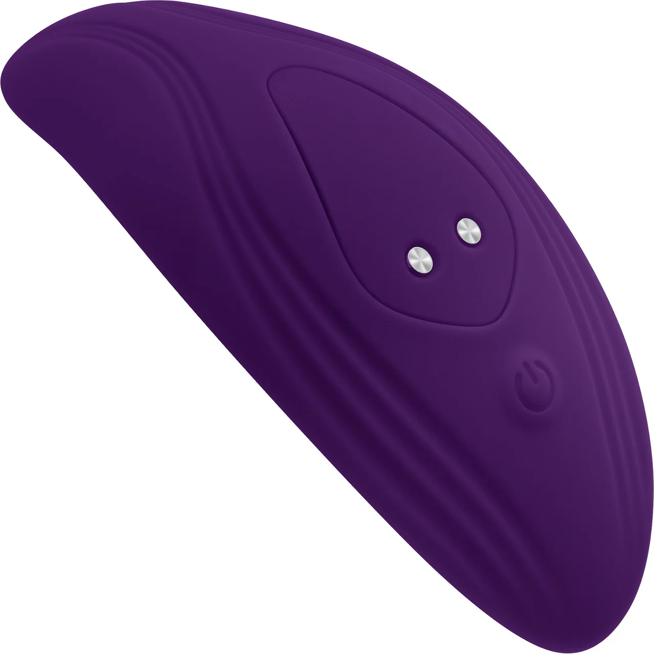 Playboy Pleasure Our Little Secret Rechargeable Silicone Panty Vibe With Remote - Purple - Image 3