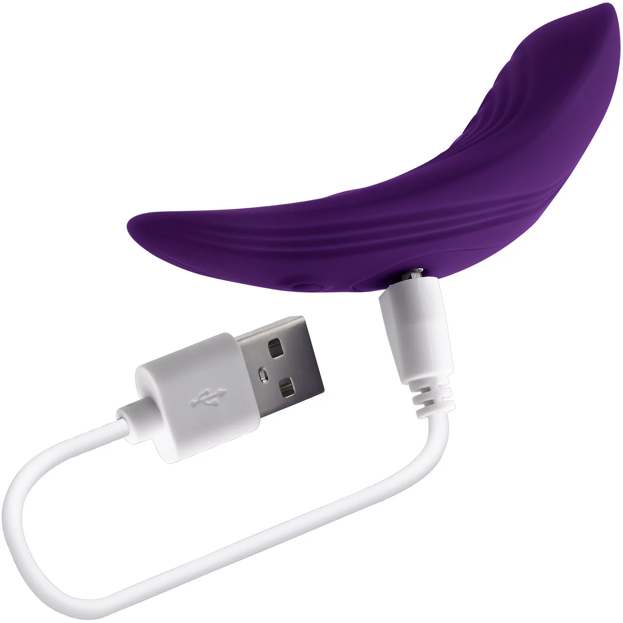 Playboy Pleasure Our Little Secret Rechargeable Silicone Panty Vibe With Remote - Purple - Image 8