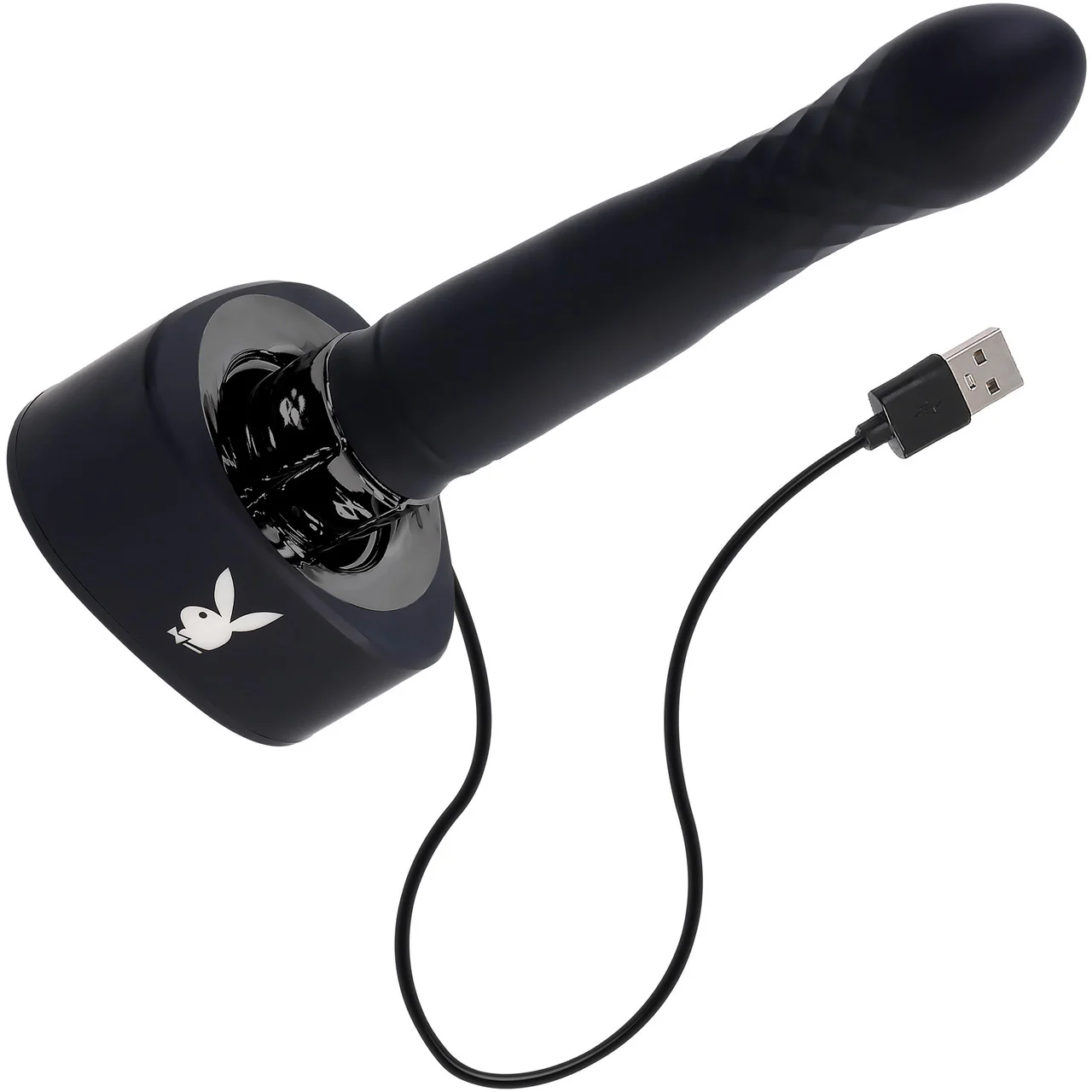 Playboy Pleasure - Pleasure Zone Rechargeable Waterproof Silicone Thrusting Vibrator With Case - Image 8