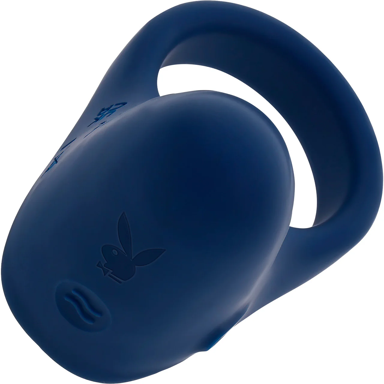 Playboy Pleasure Point Rechargeable Waterproof Silicone Vibrating Couples Cock Ring - Image 4