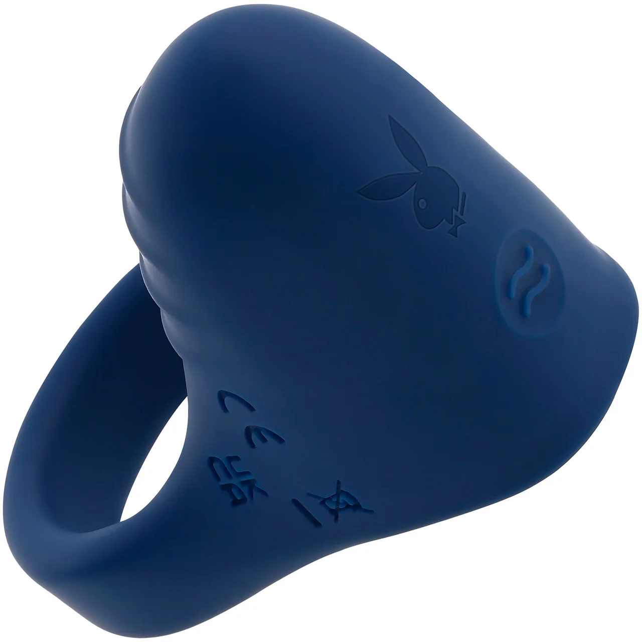 Playboy Pleasure Point Rechargeable Waterproof Silicone Vibrating Couples Cock Ring - Image 8