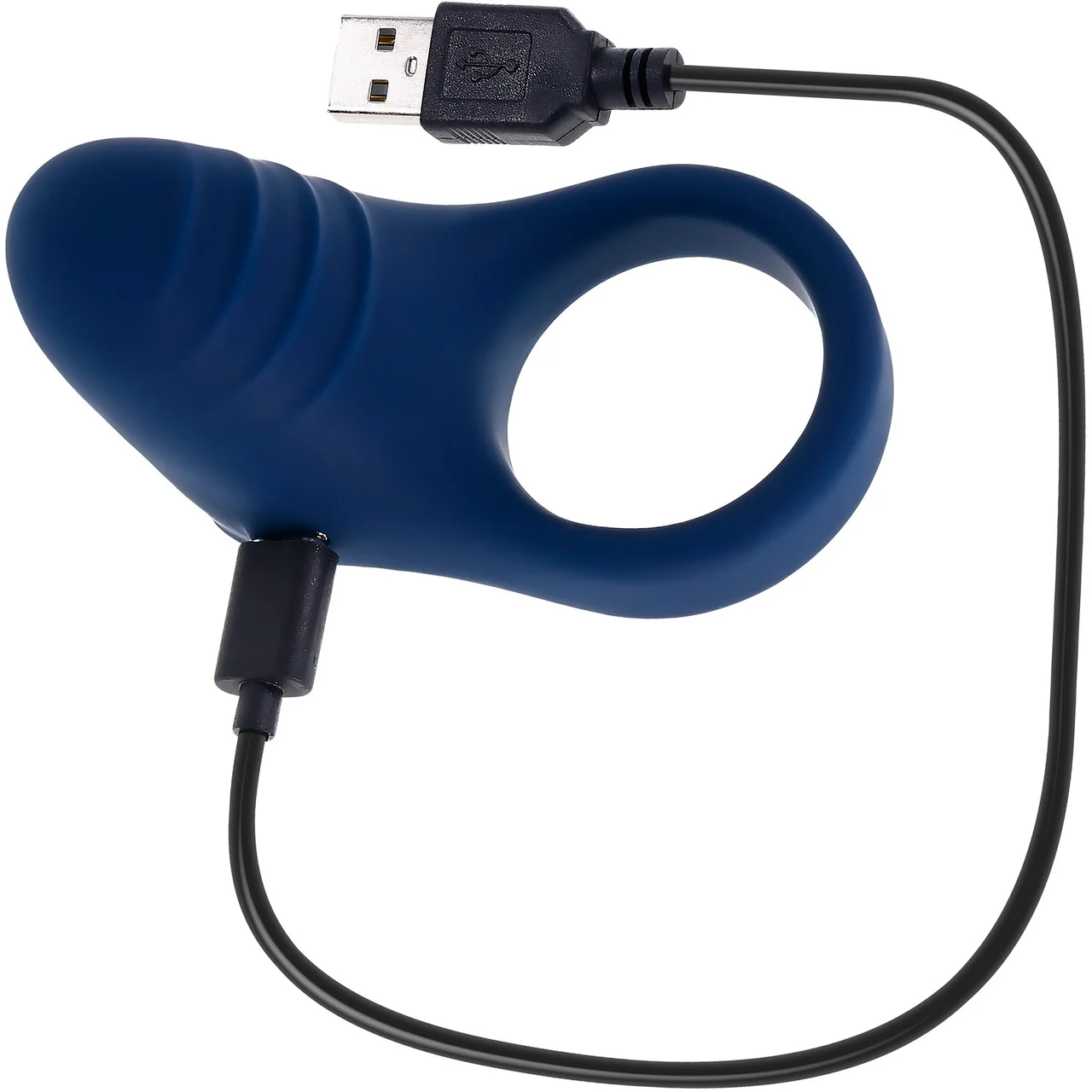 Playboy Pleasure Point Rechargeable Waterproof Silicone Vibrating Couples Cock Ring - Image 9