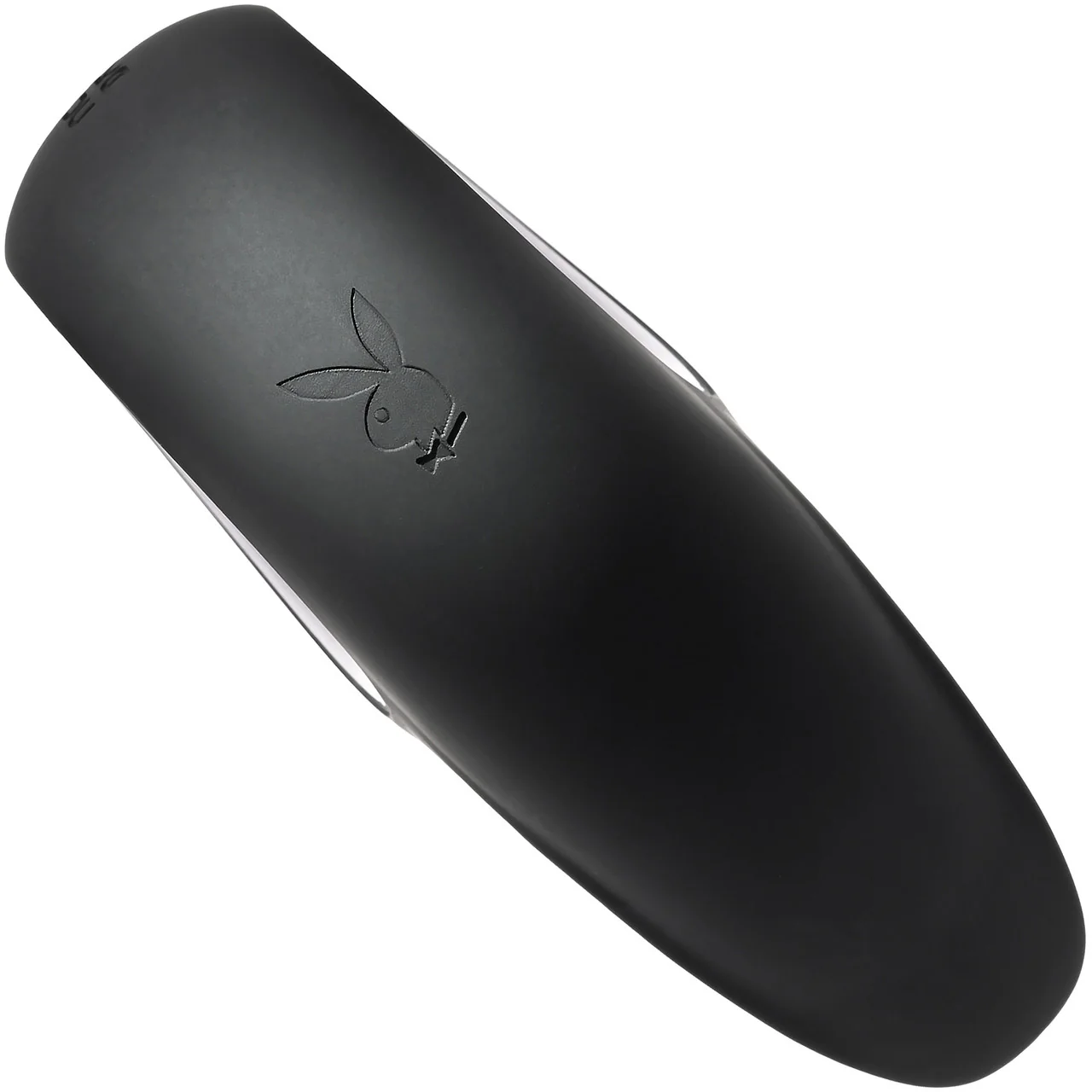 Playboy Pleasure Ring My Bell Waterproof Tapping Silicone Dual Stimulation Vibrator - Black - Image 6