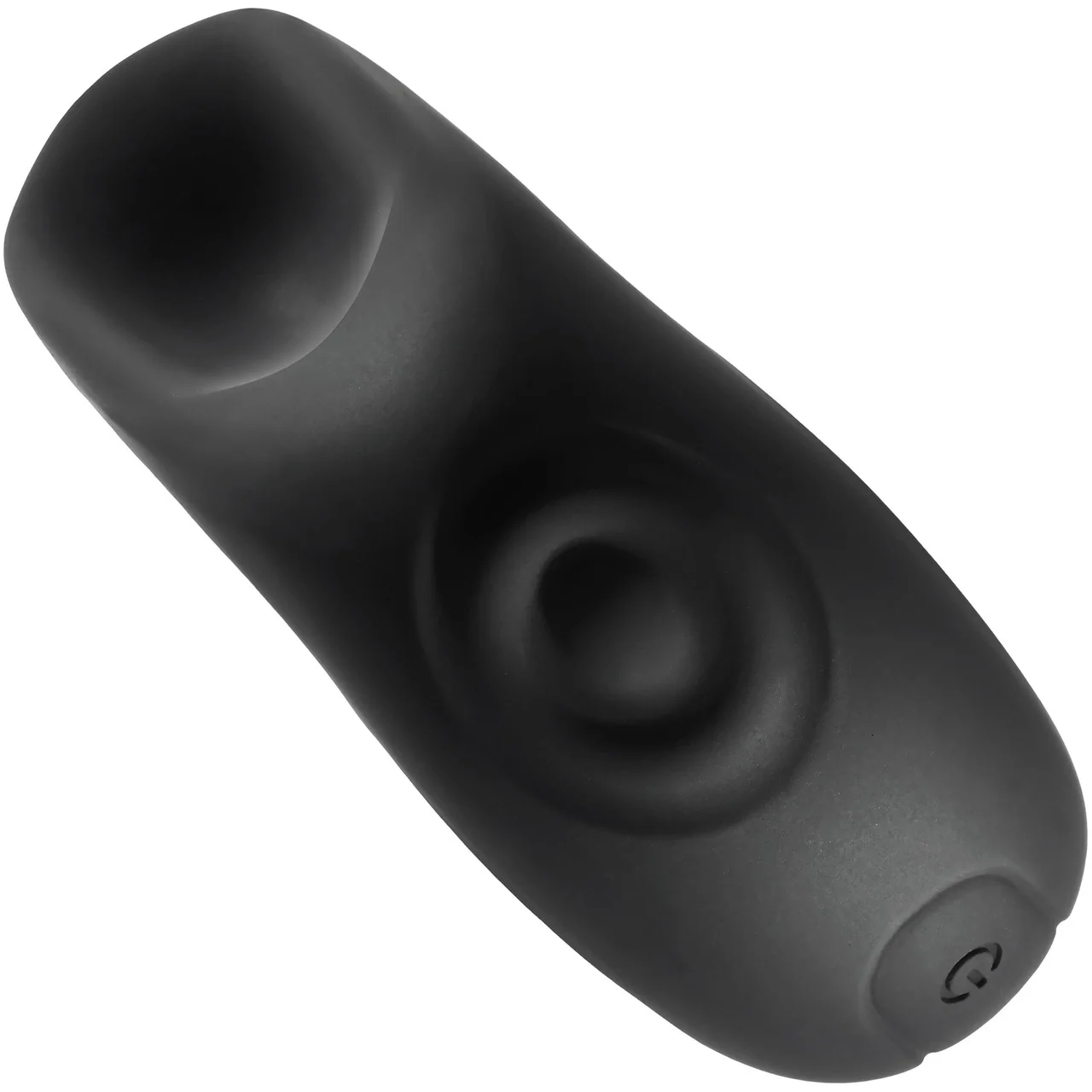 Playboy Pleasure Ring My Bell Waterproof Tapping Silicone Dual Stimulation Vibrator - Black - Image 8