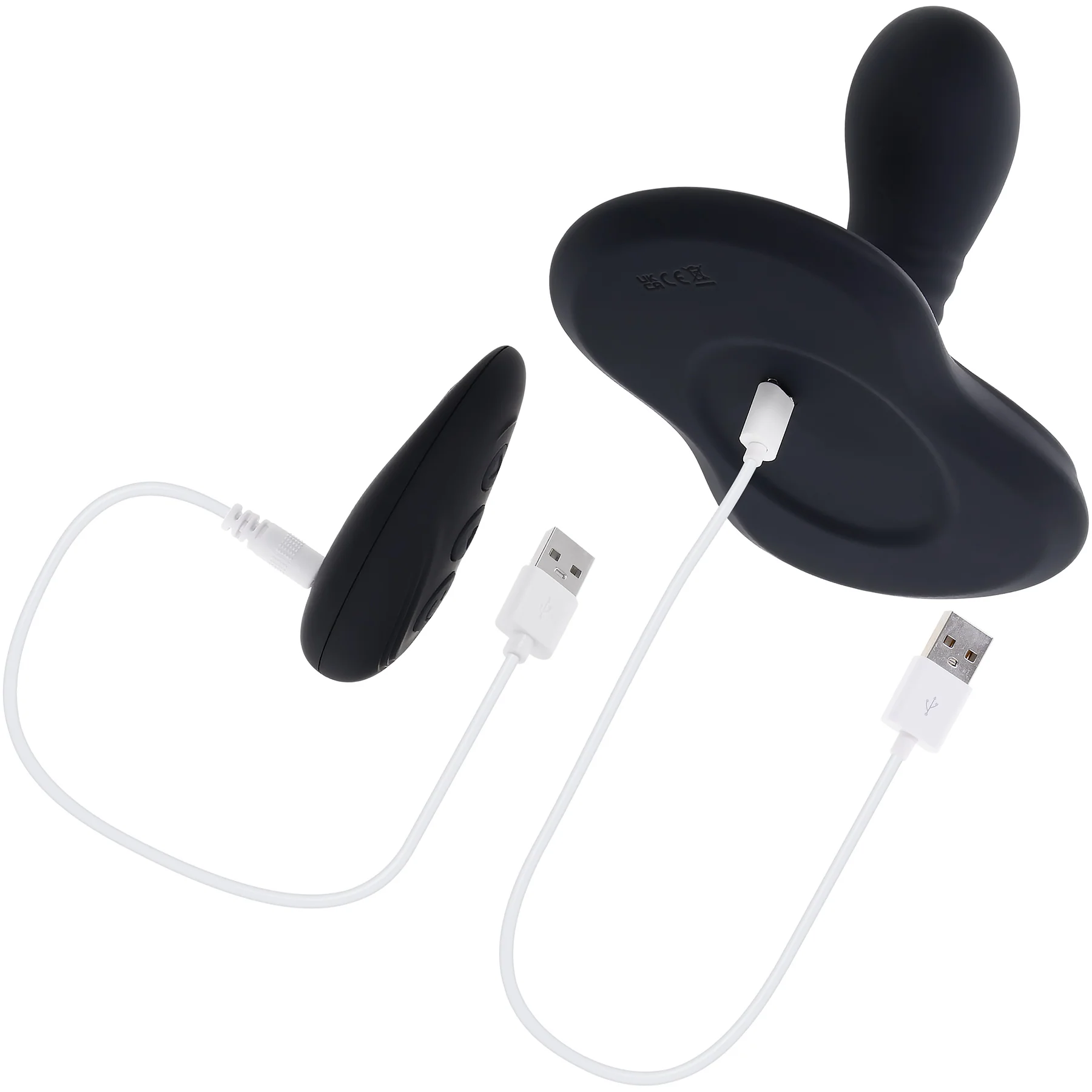 Playboy Pleasure Sittin' And Spinnin' Rechargeable Silicone Vibrating Grinder With Remote - Image 9