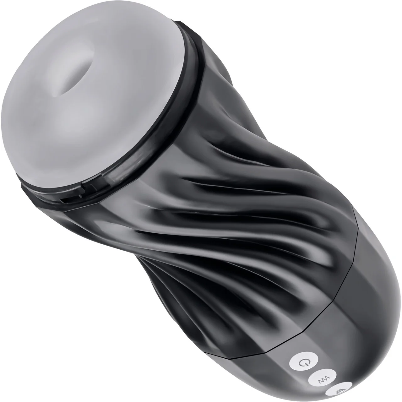 Playboy Pleasure Solo Stroker Rechargeable Textured Vibrating Penis Stroker - Image 2