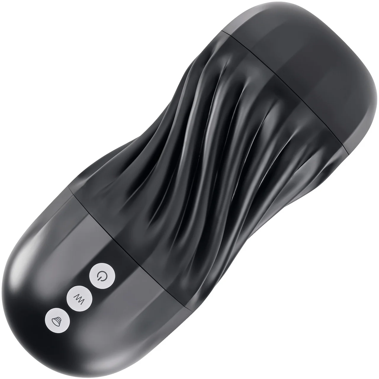 Playboy Pleasure Solo Stroker Rechargeable Textured Vibrating Penis Stroker - Image 6