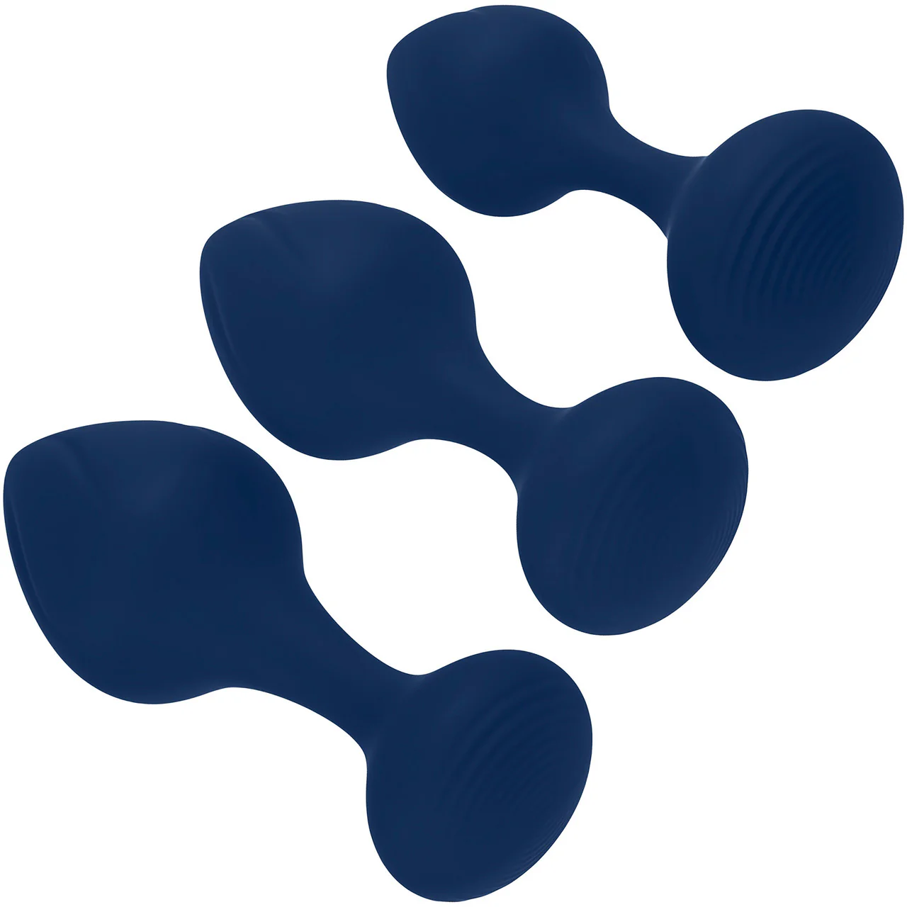Playboy Pleasure Tail Trainer Silicone 3 Piece Anal Training Kit - Navy - Image 2