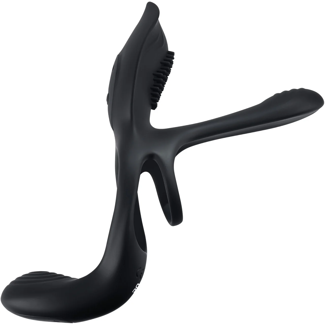 Playboy Pleasure The 3 Way Rechargeable Silicone Multi-Stimulating Cock Ring With Remote - Image 5
