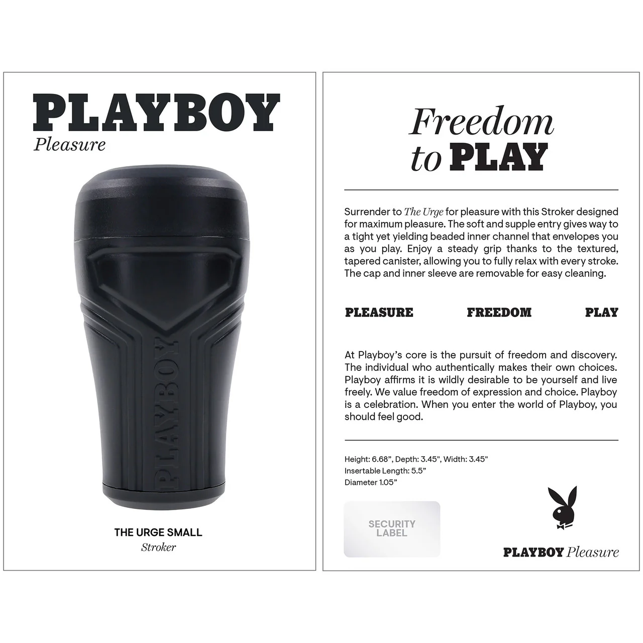 Playboy Pleasure The Urge Stroker Penis Masturbator - Small - Image 11