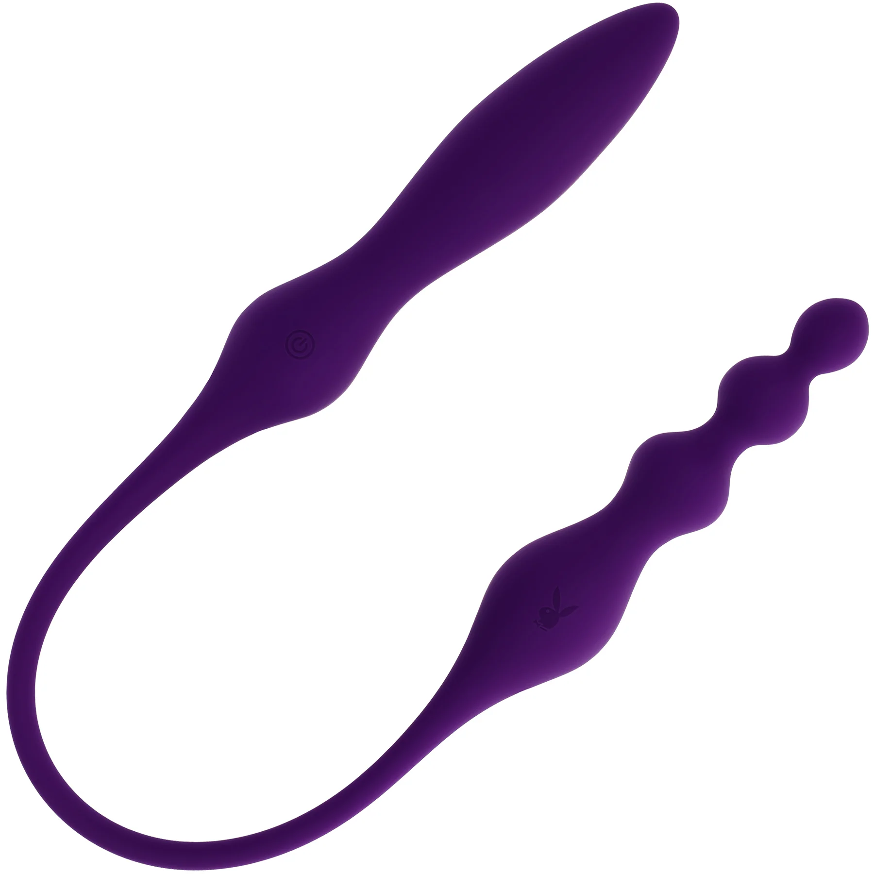 Playboy Pleasure This & That Rechargeable Silicone Double-Ended Anal Plug And Vibrator - Image 5