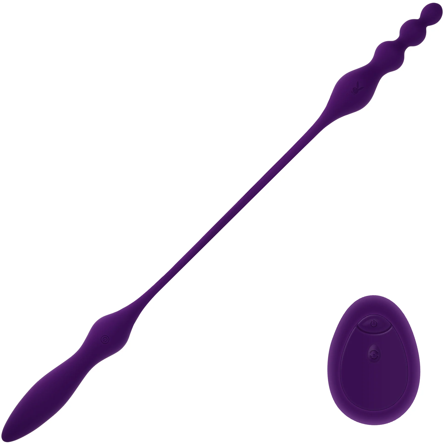 Playboy Pleasure This & That Rechargeable Silicone Double-Ended Anal Plug And Vibrator - Image 7