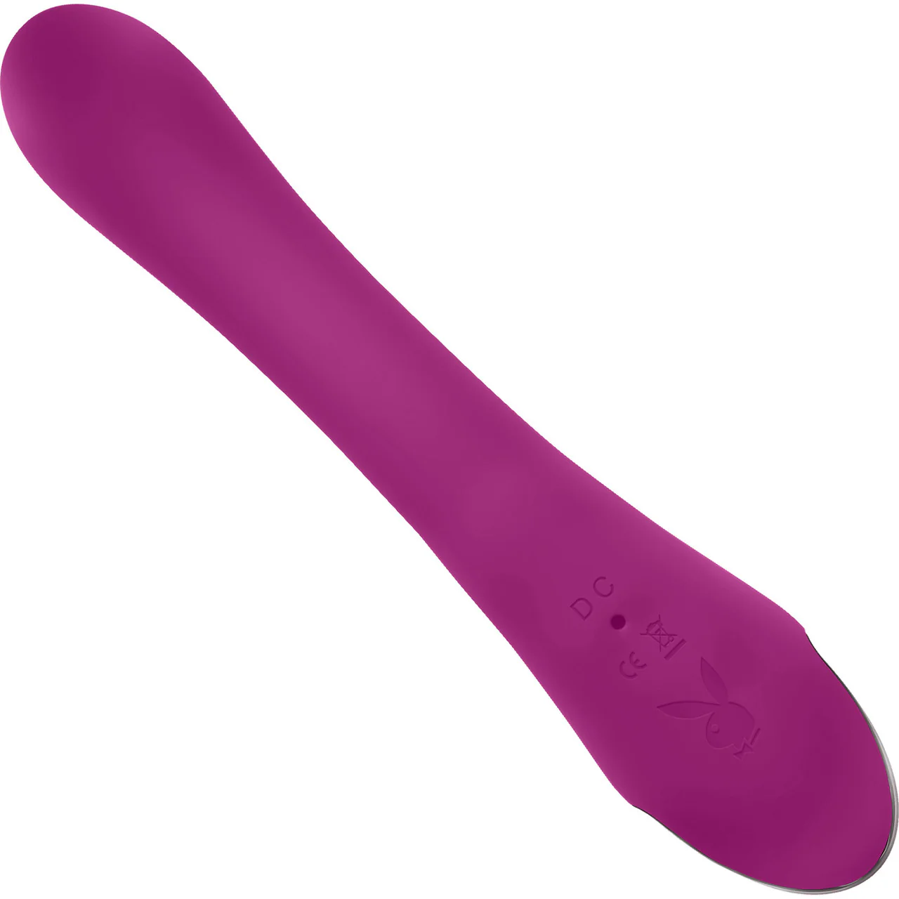 Playboy Pleasure Thumper Waterproof Rechargeable Silicone Tapping Rabbit Vibrator - Fuchsia - Image 4