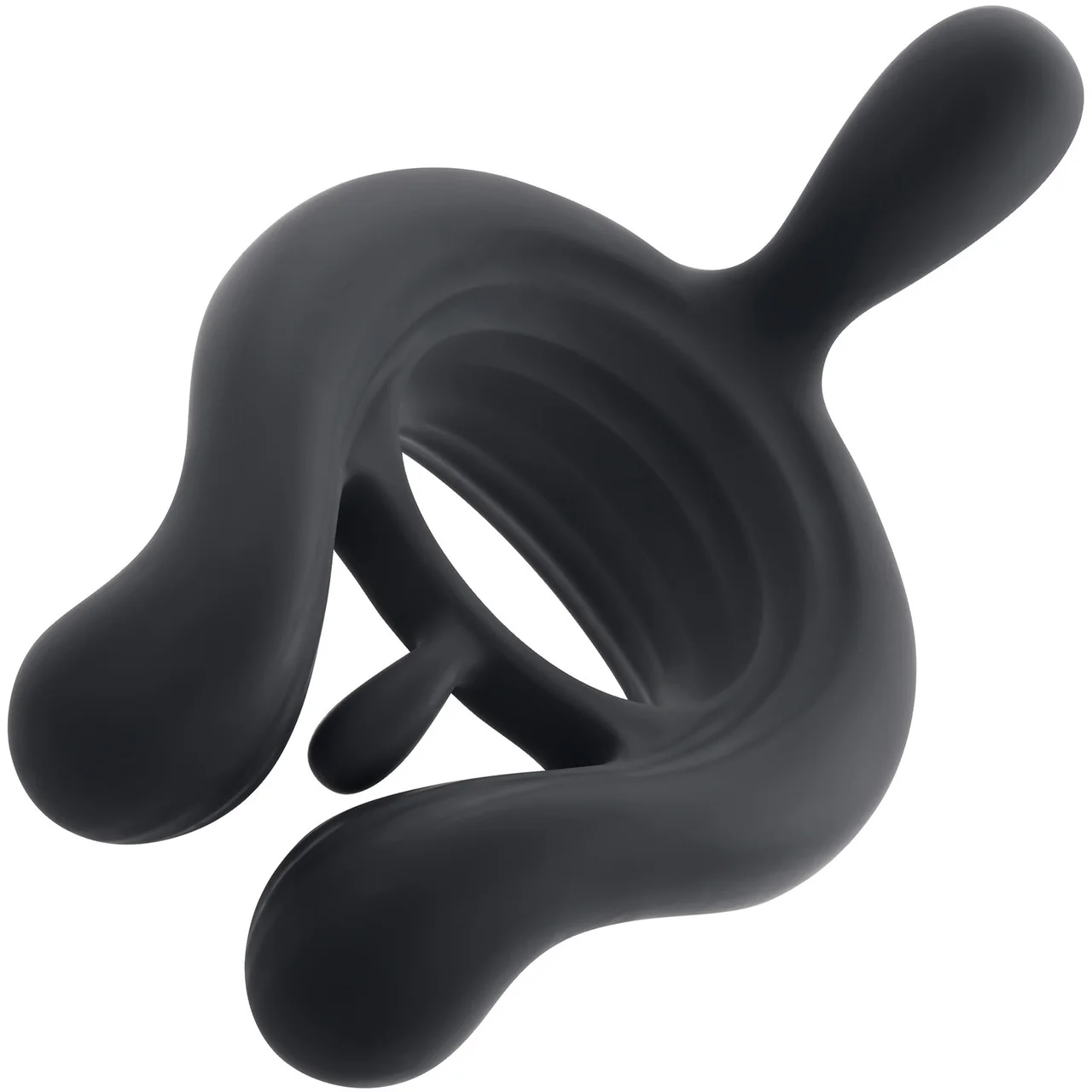 Playboy Pleasure Triple Play Rechargeable Silicone Vibrating Cock Ring With Remote - Image 12