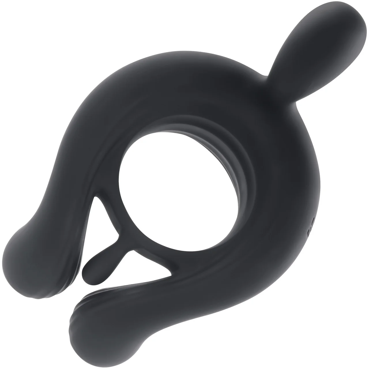 Playboy Pleasure Triple Play Rechargeable Silicone Vibrating Cock Ring With Remote - Image 3