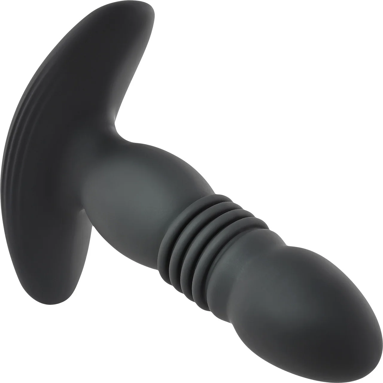 Playboy Pleasure Trust The Thrust Rechargeable Silicone Thrusting Anal Plug With Remote - Black - Image 3