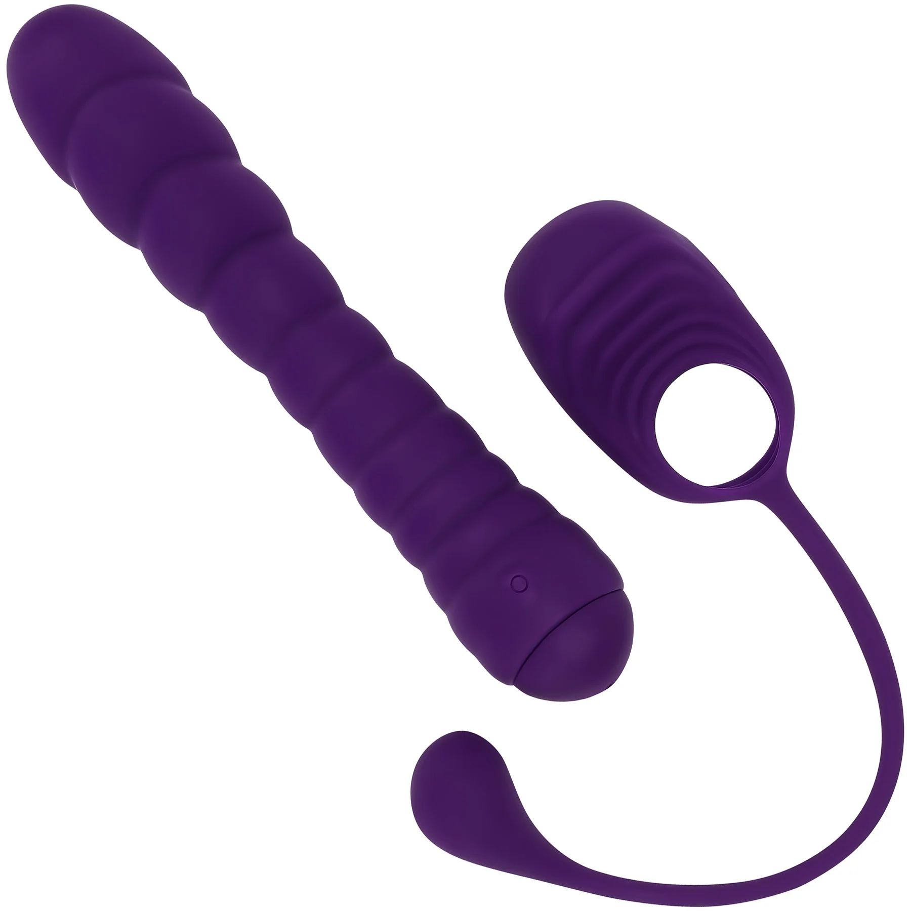 Playboy Pleasure Twisted Playground Dual Vibrator With Detachable Cock Ring & Anal Tail - Image 13