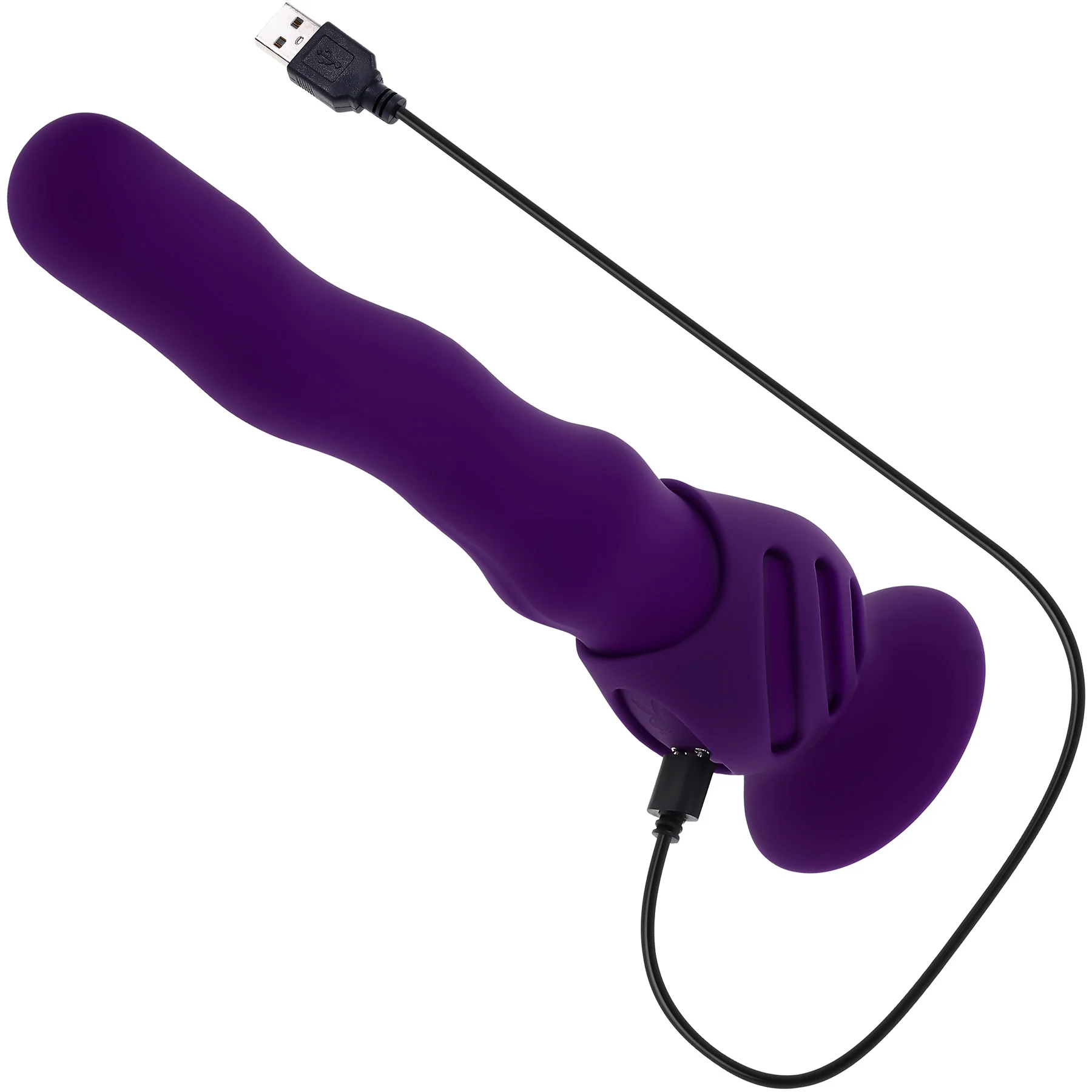 Playboy Pleasure Wiggle It Rechargeable Silicone Wiggling Shaft Vibrator - Image 18