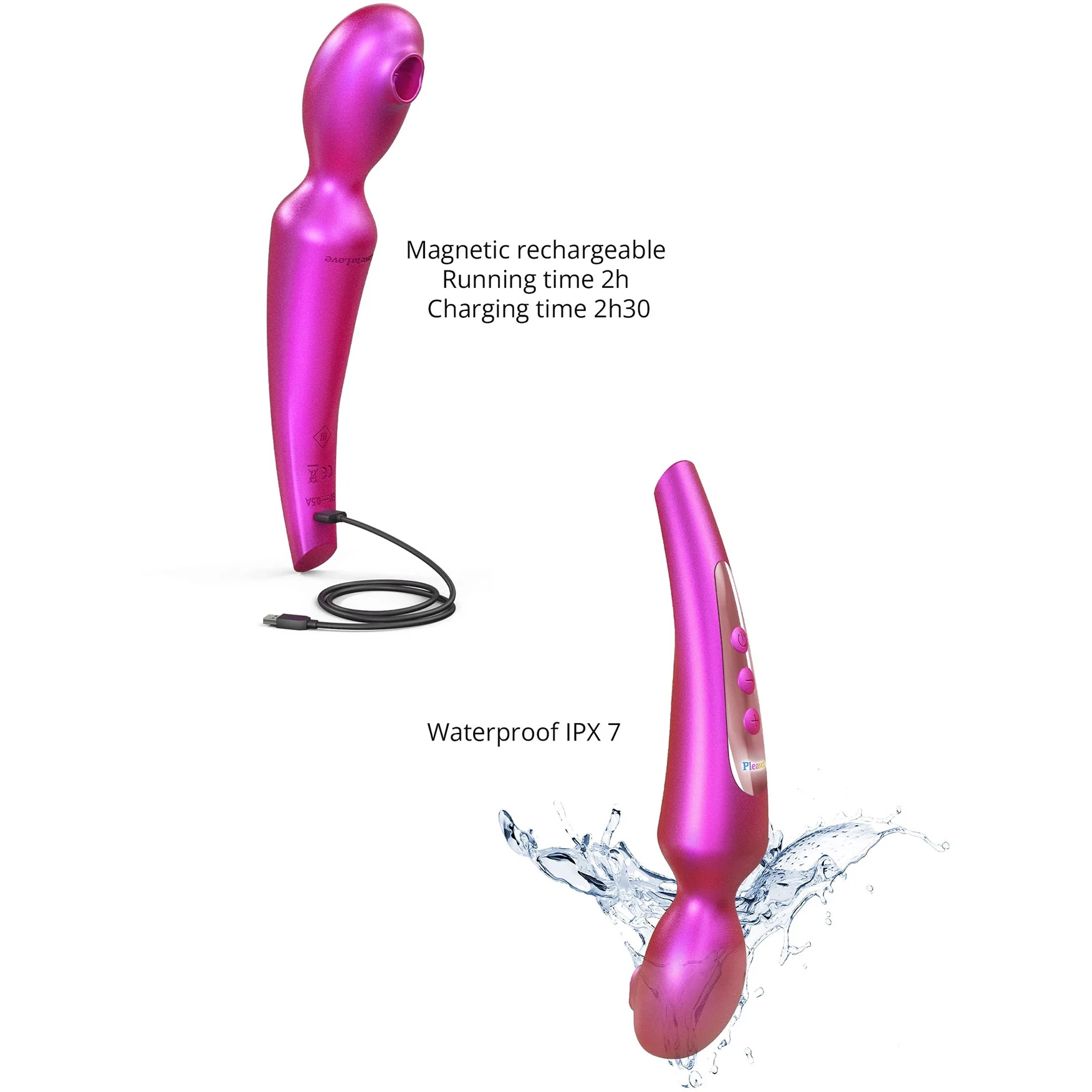 Pleaser Rechargeable Silicone Clitoral Flapping Stimulator With Remote By Love To Love - Image 21