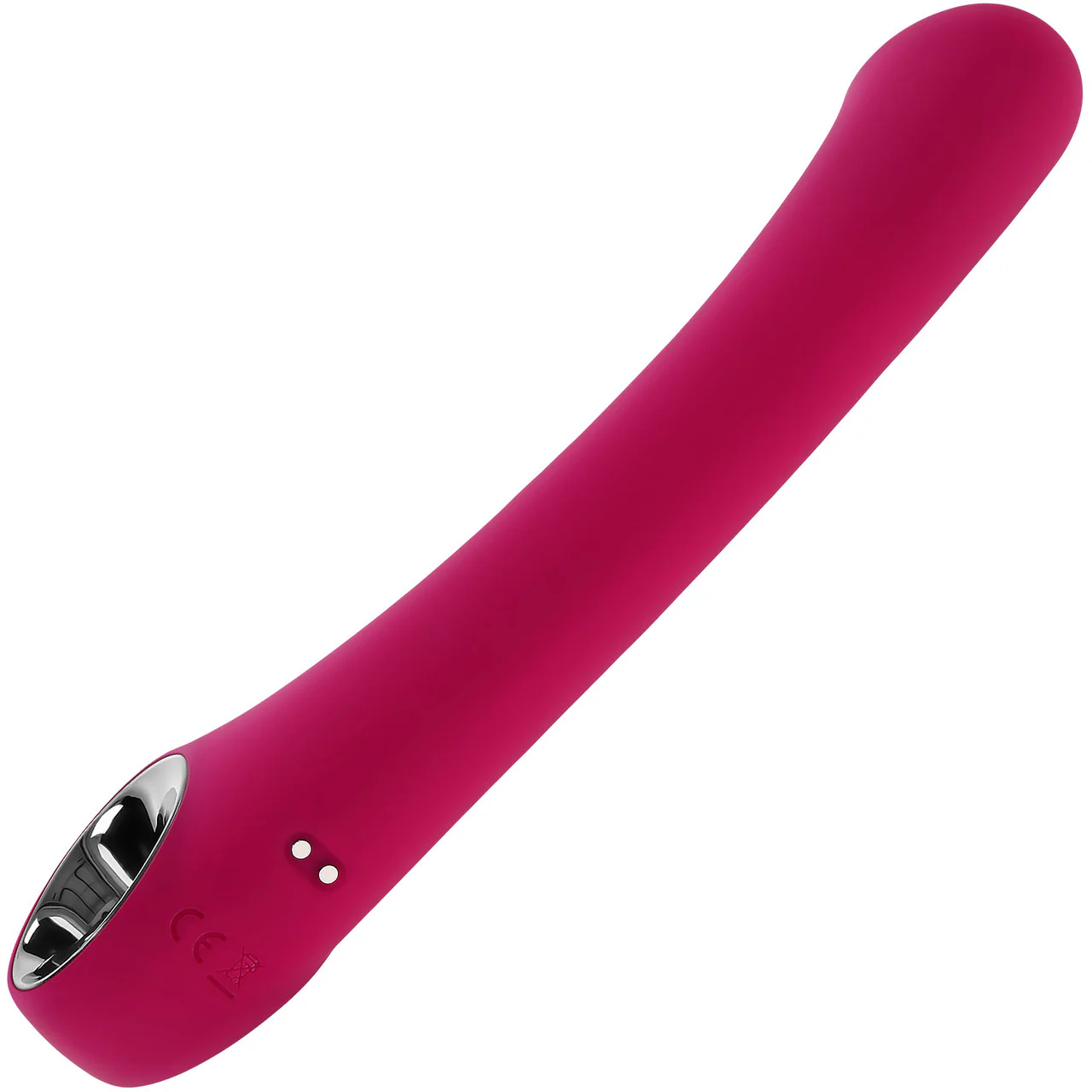 Pleasure Curve Rechargeable Waterproof Silicone G-Spot Vibrator With Ring Handle By Evolved Novelties - Image 5