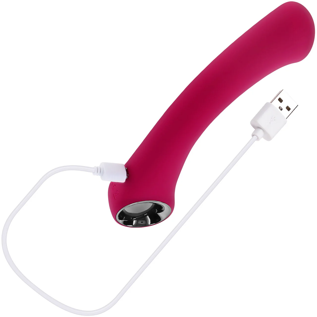 Pleasure Curve Rechargeable Waterproof Silicone G-Spot Vibrator With Ring Handle By Evolved Novelties - Image 7