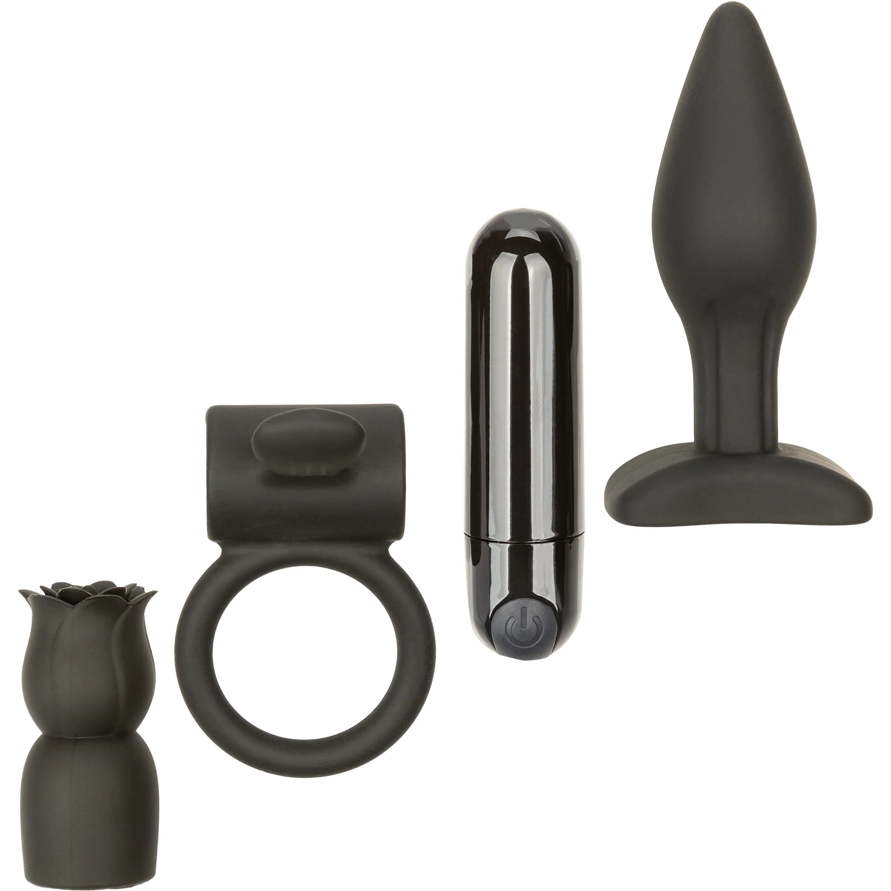 Pleasure Kits Allure Collection With Bullet, Teaser, Couples Ring & Anal Probe By CalExotics - Image 3