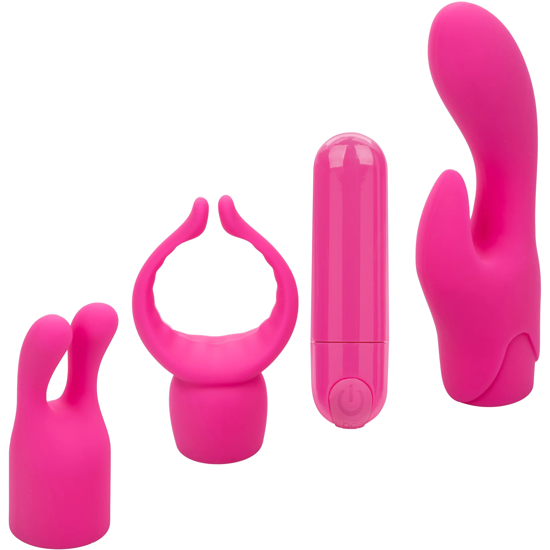 Pleasure Kits Lovers Collection With Bullet & 3 Unique Pleasure Tips By CalExotics - Image 3