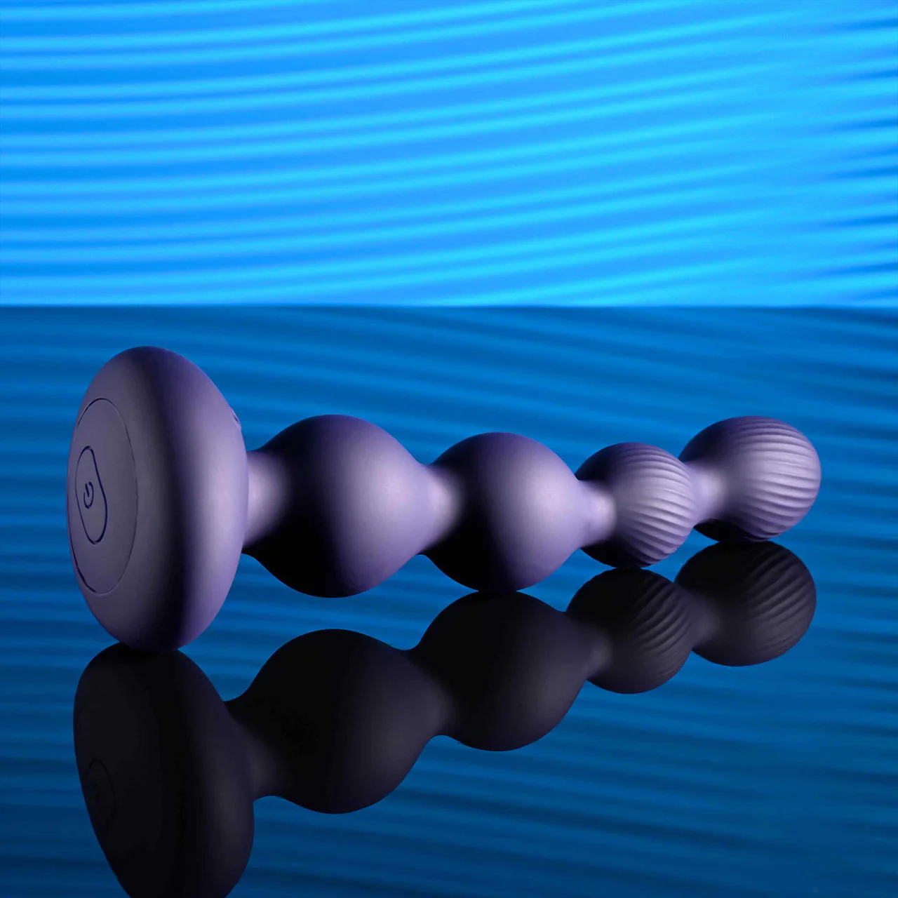 Pleasure Orbit Rechargeable Silicone Twirling, Vibrating Anal Beads With Remote By Evolved Novelties - Image 2