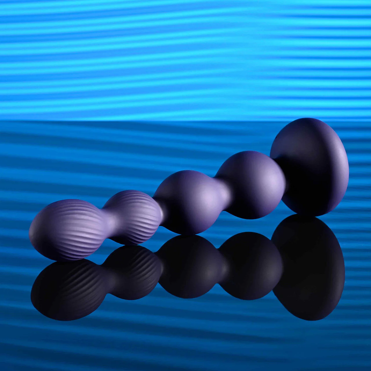 Pleasure Orbit Rechargeable Silicone Twirling, Vibrating Anal Beads With Remote By Evolved Novelties - Image 4