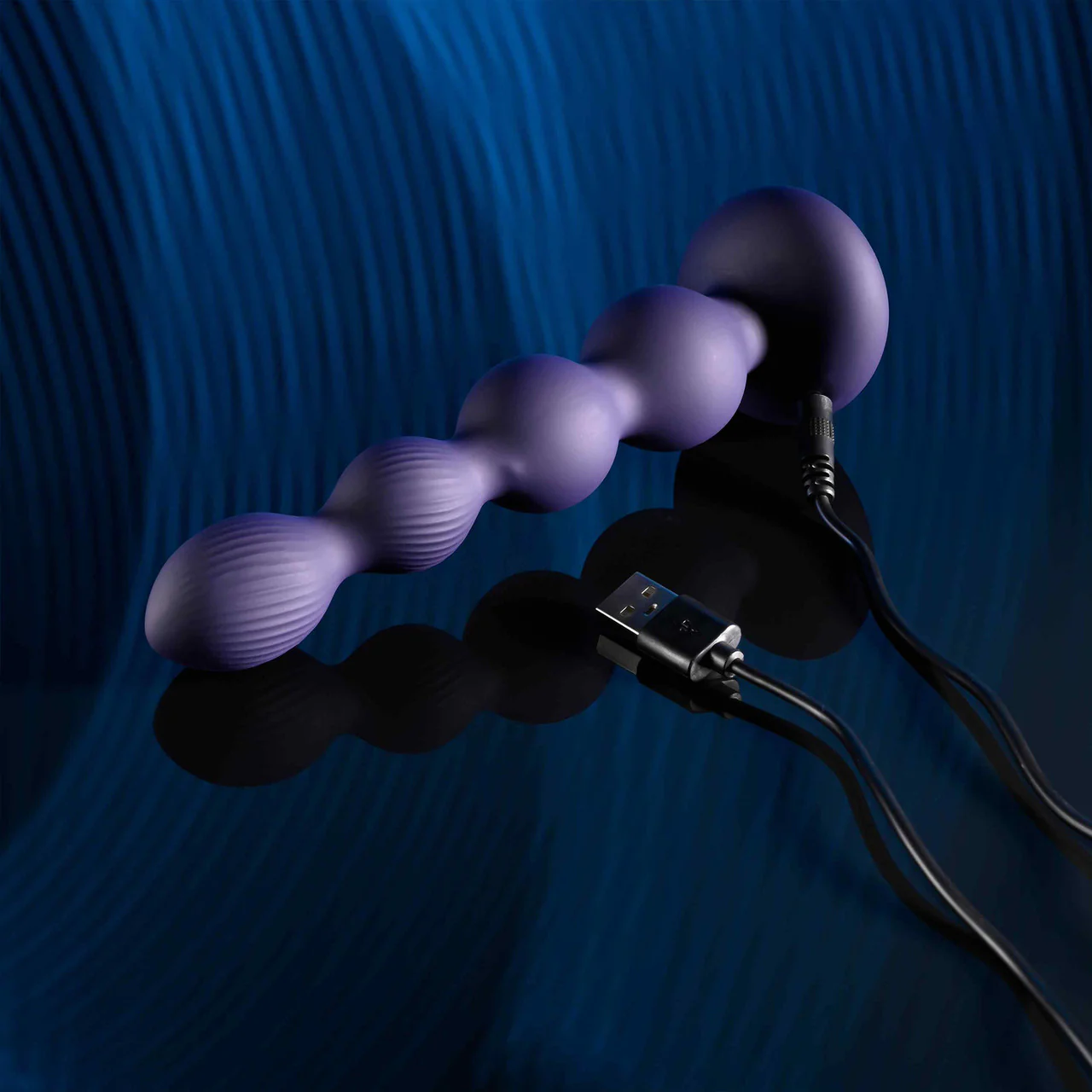 Pleasure Orbit Rechargeable Silicone Twirling, Vibrating Anal Beads With Remote By Evolved Novelties - Image 6