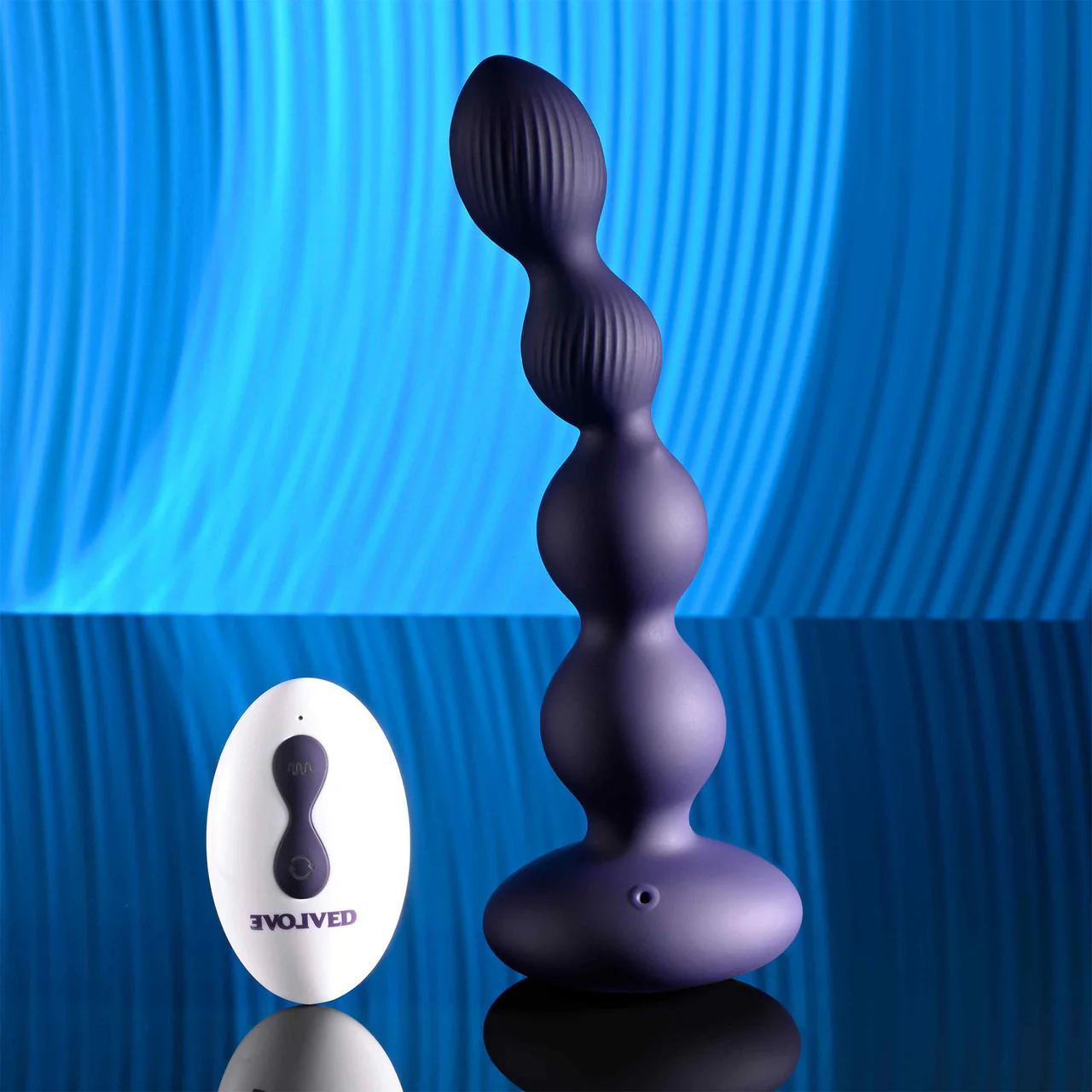 Pleasure Orbit Rechargeable Silicone Twirling, Vibrating Anal Beads With Remote By Evolved Novelties - Image 8