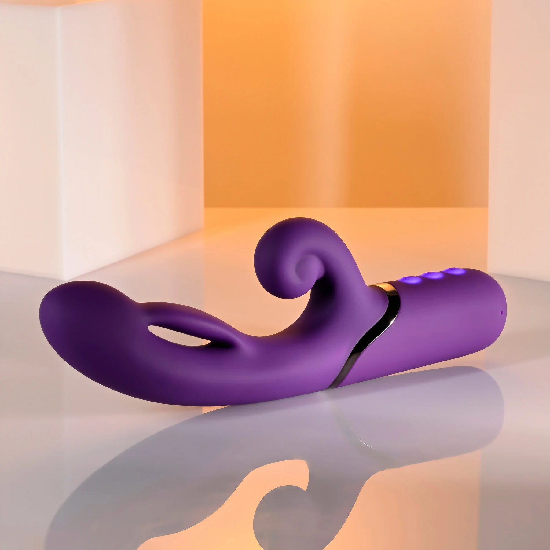 Pleasure Puff Inflating Rechargeable Silicone Rabbit Vibrator By Evolved Novelties - Image 10