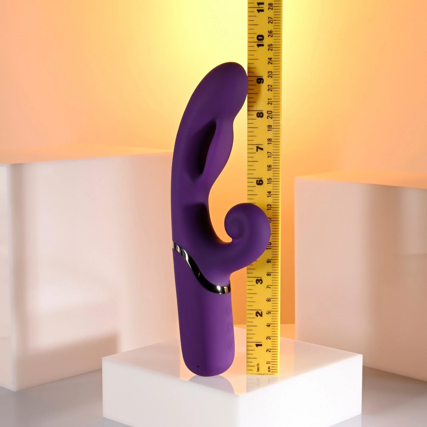 Pleasure Puff Inflating Rechargeable Silicone Rabbit Vibrator By Evolved Novelties - Image 19