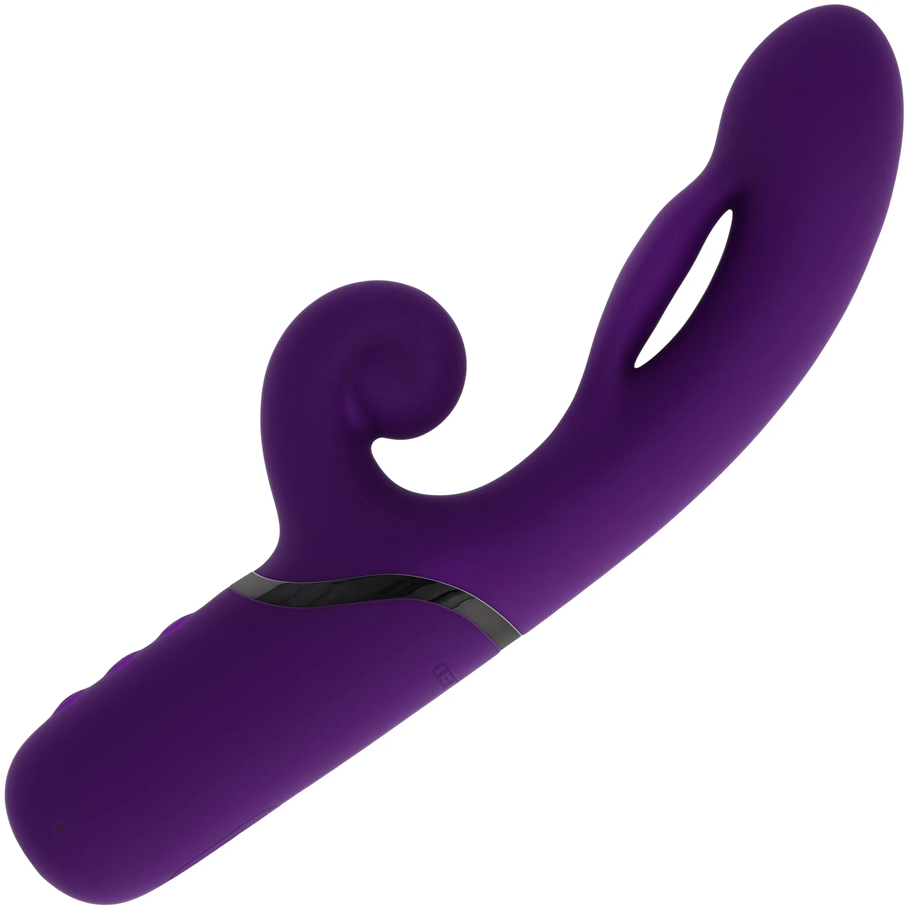 Pleasure Puff Inflating Rechargeable Silicone Rabbit Vibrator By Evolved Novelties - Image 3