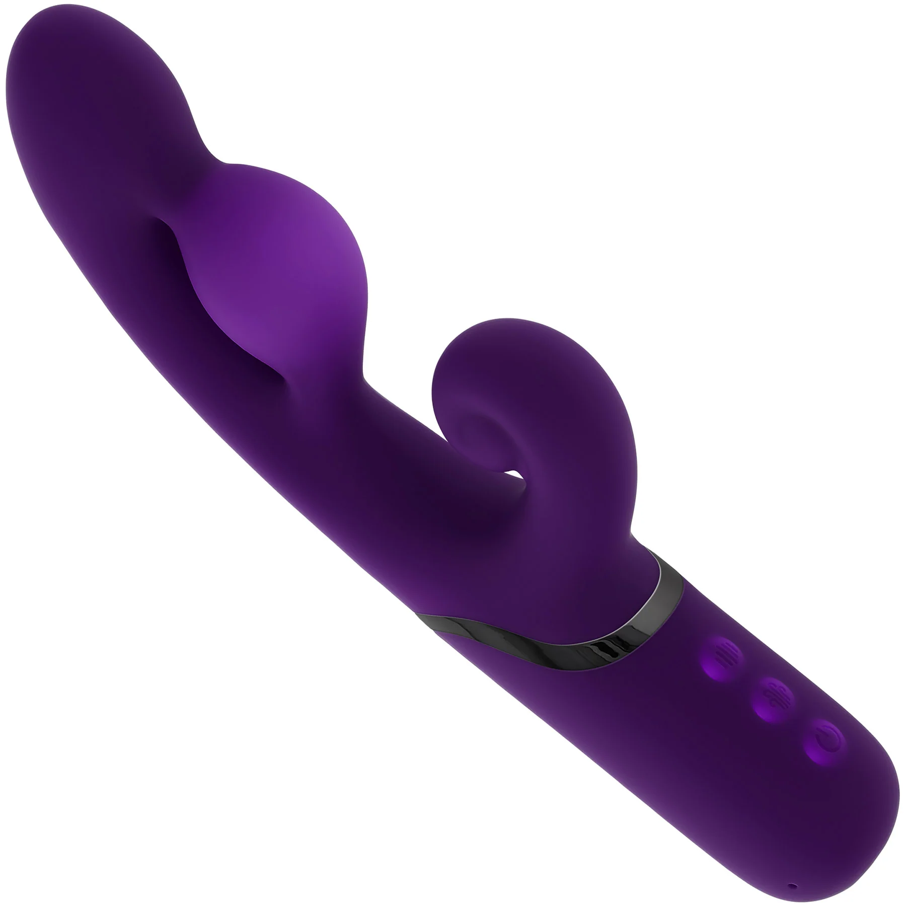 Pleasure Puff Inflating Rechargeable Silicone Rabbit Vibrator By Evolved Novelties - Image 9