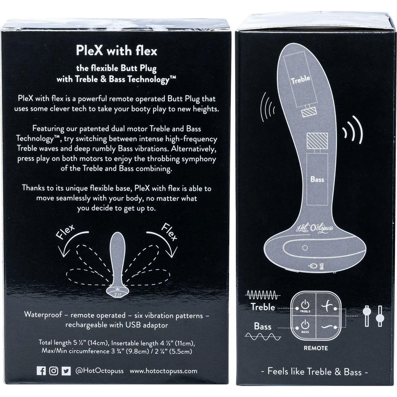 PleX With Flex Silicone Rechargeable Waterproof Prostate Stimulator By Hot Octopuss - Image 14