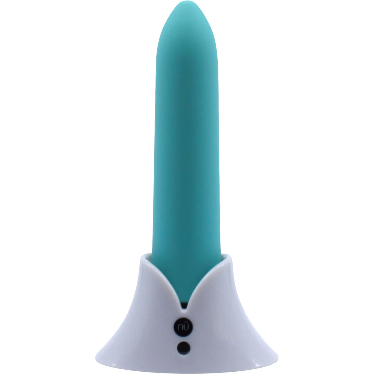 Point 20 Function Rechargeable Silicone Waterproof Bullet Vibrator By Nu Sensuelle - Teal - Image 2