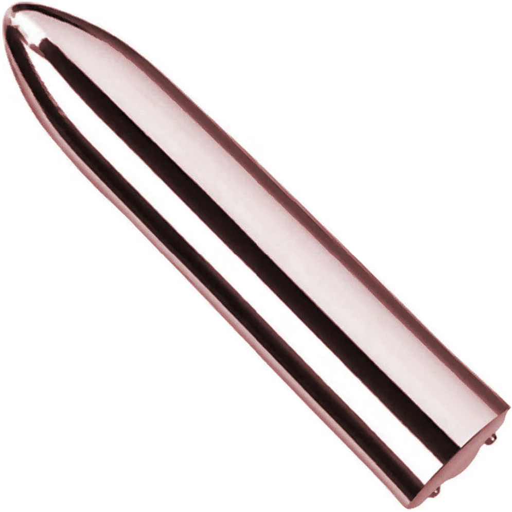 Point Plus 20 Function Bullet Vibrator With Textured Silicone Tips By Nu Sensuelle - Rose Gold - Image 2