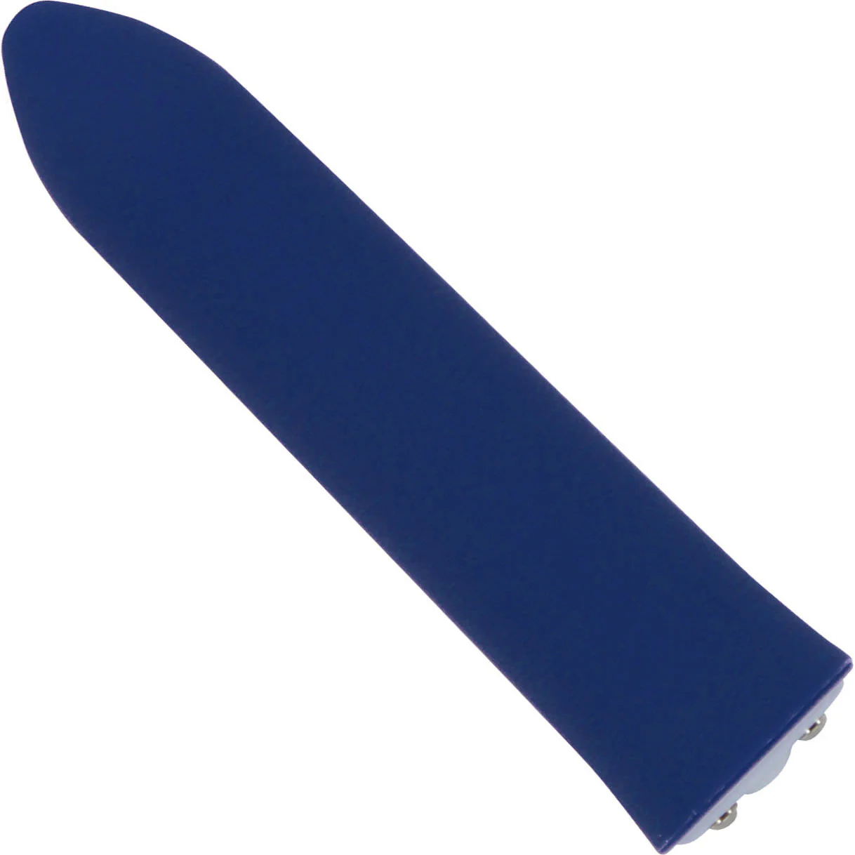 Point Plus 20 Function Silicone Bullet Vibrator With Textured Tips By Nu Sensuelle - Navy Blue - Image 2