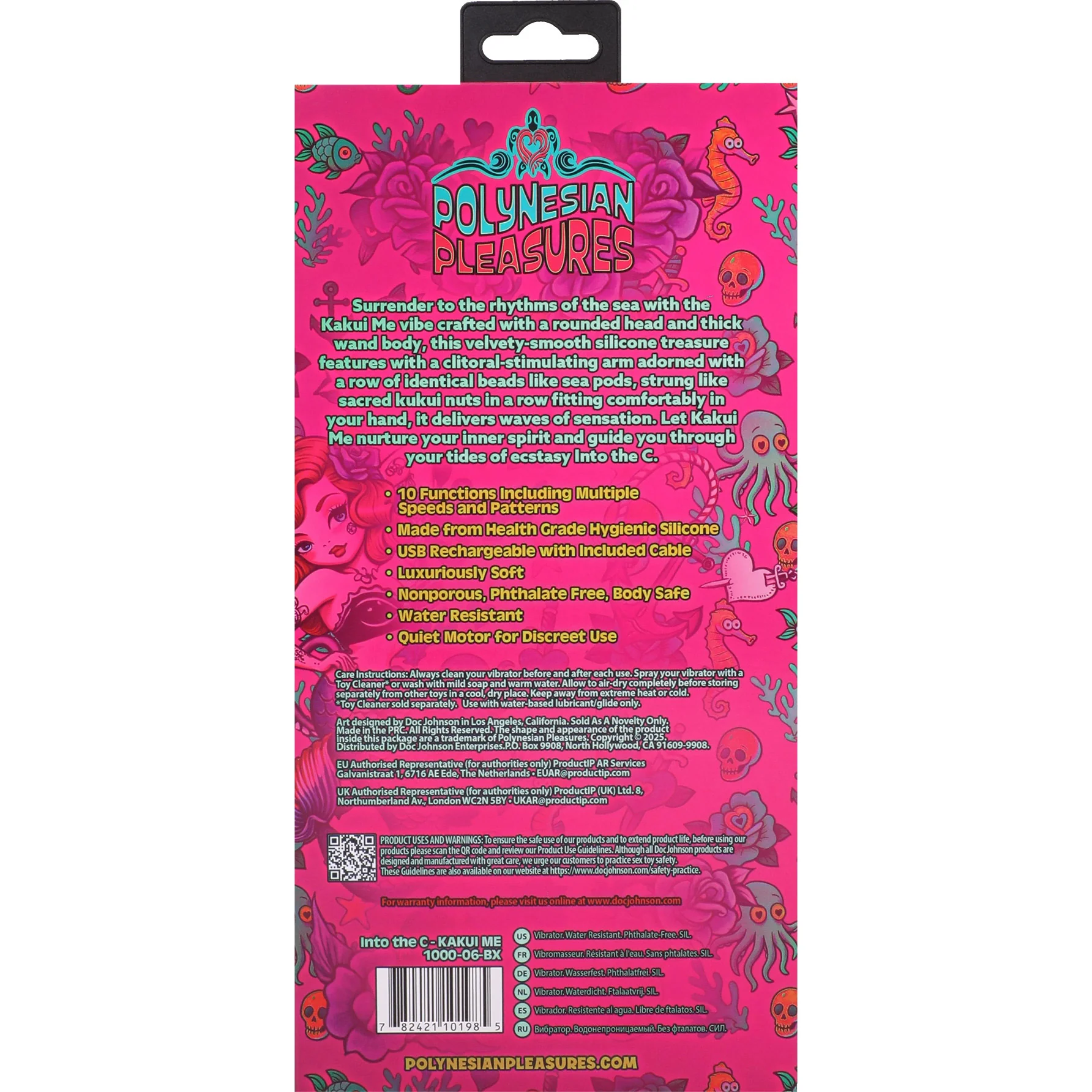 Polynesian Pleasures Into The C Kakui Me Warming Silicone Beaded Vibrator - Image 6