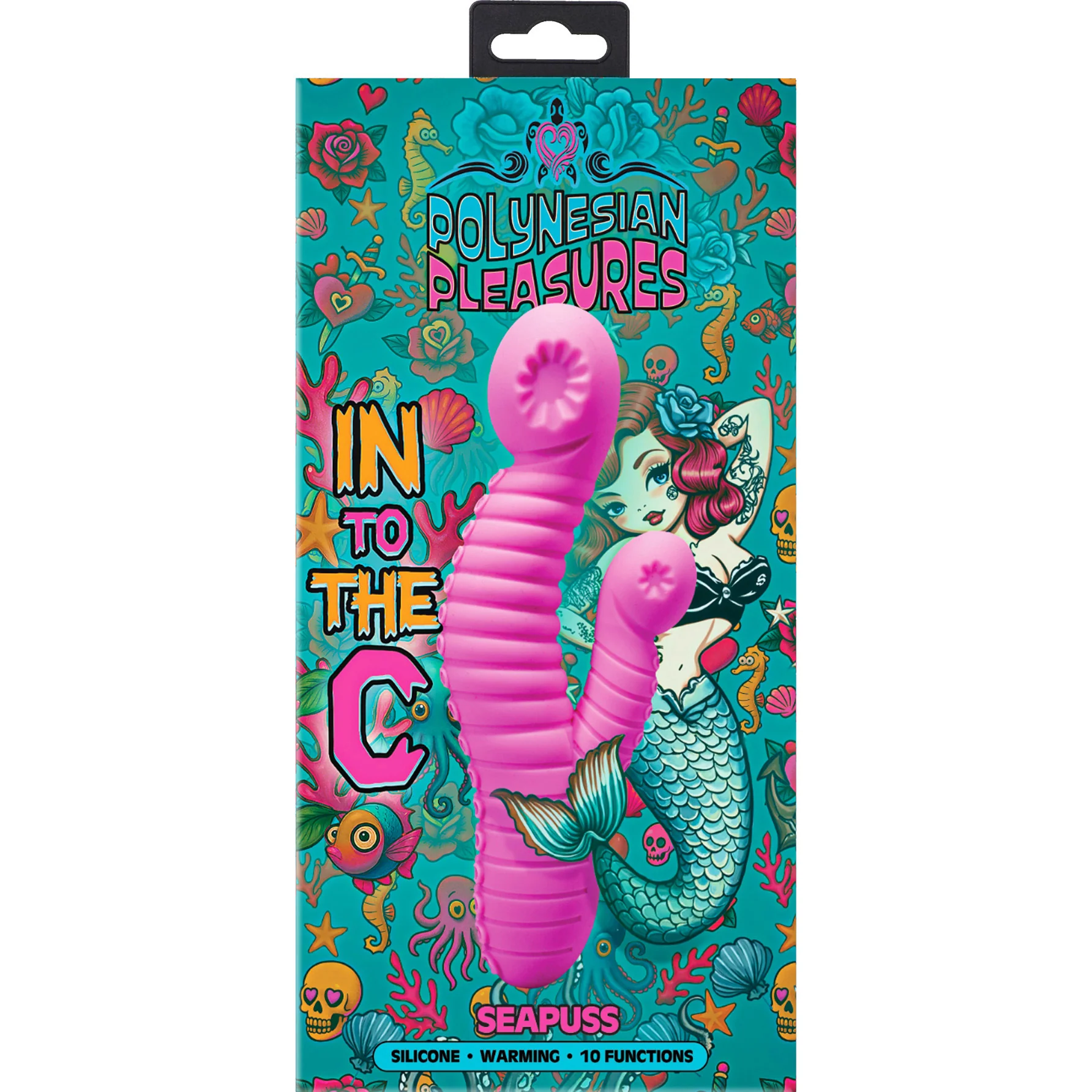 Polynesian Pleasures Into The C Seapuss Warming Silicone Dual Stimulation Vibrator - Image 2