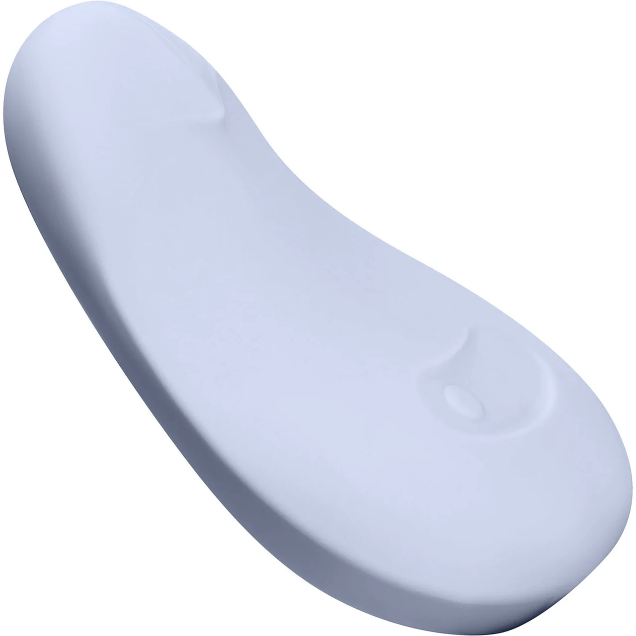 POM Silicone Rechargeable Flexible Waterproof Vibrator by Dame - Ice - Image 5