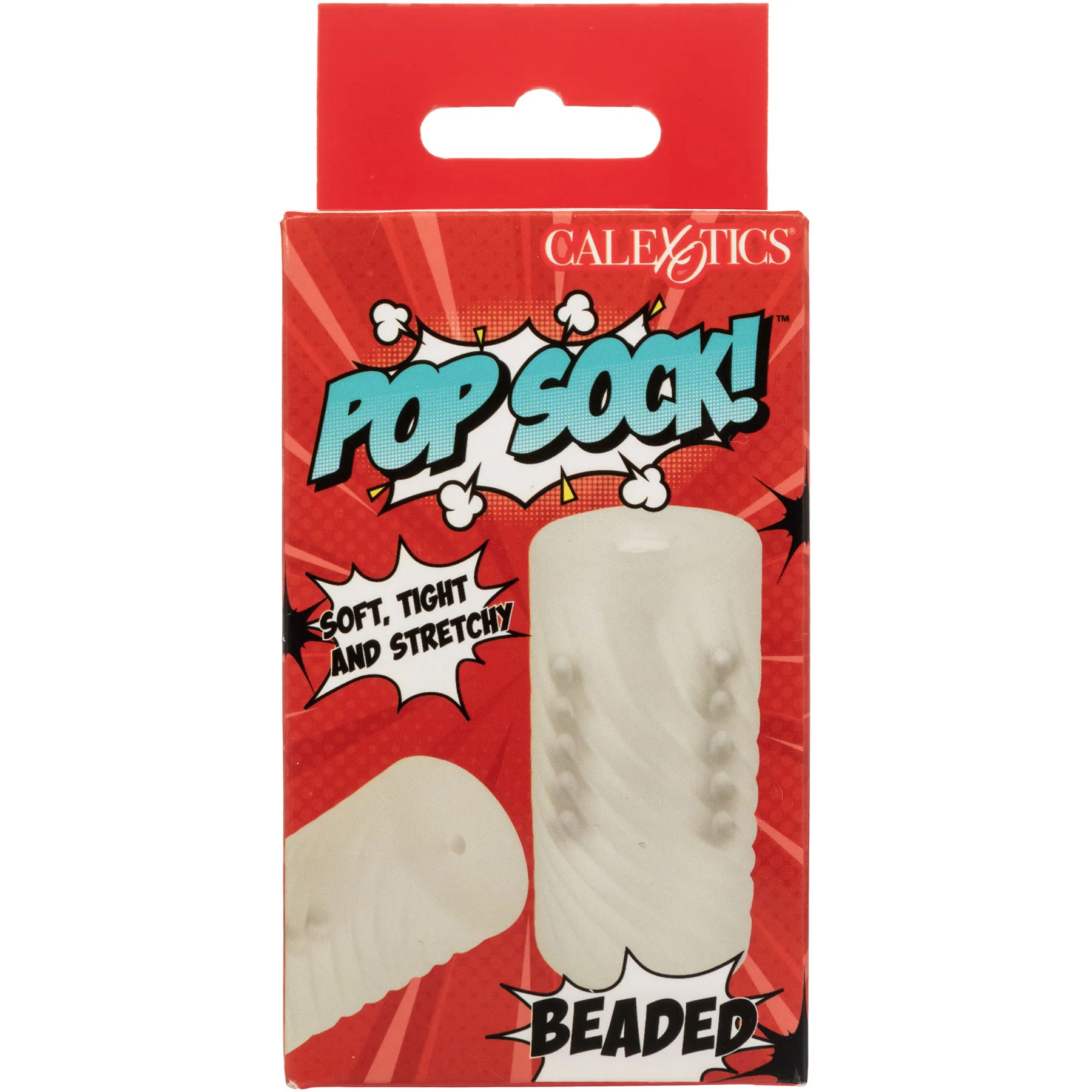 Pop Sock! Beaded Penis Stroker By CalExotics - Image 13